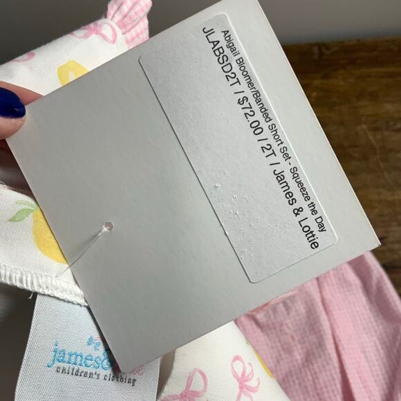 James & Lottie Abigail‎ Bloomer/Banded Short Set - Squeeze The Day - Picture 5 of 6